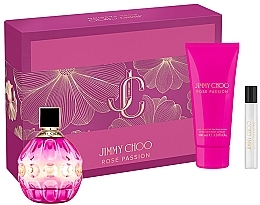 Духи, Парфюмерия, косметика Jimmy Choo Rose Passion - Набор (edp/100 ml + edp/7.5 ml + b/lot/100 ml)