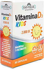 Парфумерія, косметика Харчова добавка "Вітамін D3 Kids" 545 мг - SantElle Inmunodefence Vitamina D3 Kids