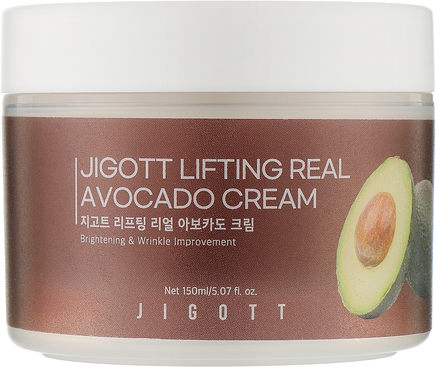 Подтягивающий крем для лица с авокадо - Jigott Lifting Real Avocado Cream — фото N1