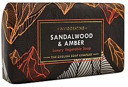 Духи, Парфюмерия, косметика Мыло "Сандаловое дерево и амбра" - The English Soap Company Radiant Collection Sandalwood & Amber Soap