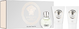 Versace Eros Pour Femme - Набір (edt 5ml + b/lot 25ml + sh/gel/25ml) — фото N1