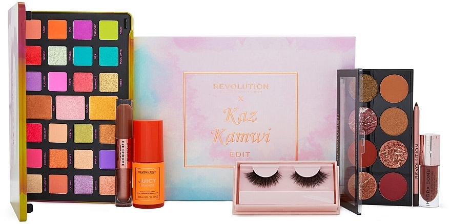 Набір, 7 продуктів - Makeup Revolution X Kaz Kamwi Edit — фото N1