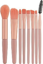 Набор кистей для макияжа, 8 шт., pink - PinkYael — фото N1