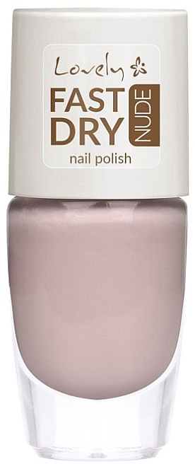 Лак для нігтів - Lovely Fast Dry Nude Nail Polish — фото N1