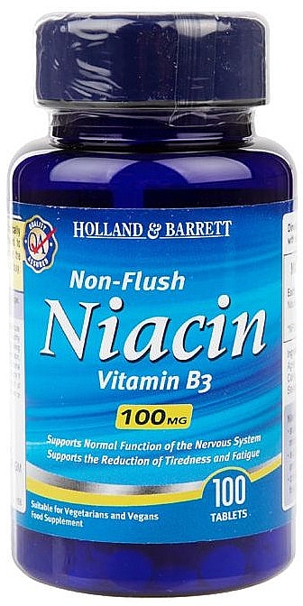 Пищевая добавка "Ниацин" - Holland & Barrett Niacyn Vitamin B3 100 mg — фото N1