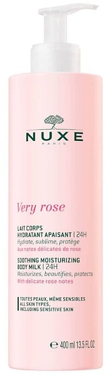 Зволожувальне молочко для тіла - Nuxe Very Rose Soothing Moisturizing Body Milk — фото N1