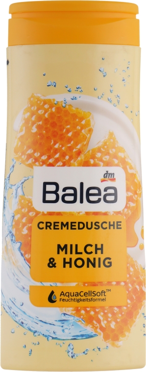 Крем-гель для душа с ароматом меда и молока - Balea Milch & Honig — фото N2