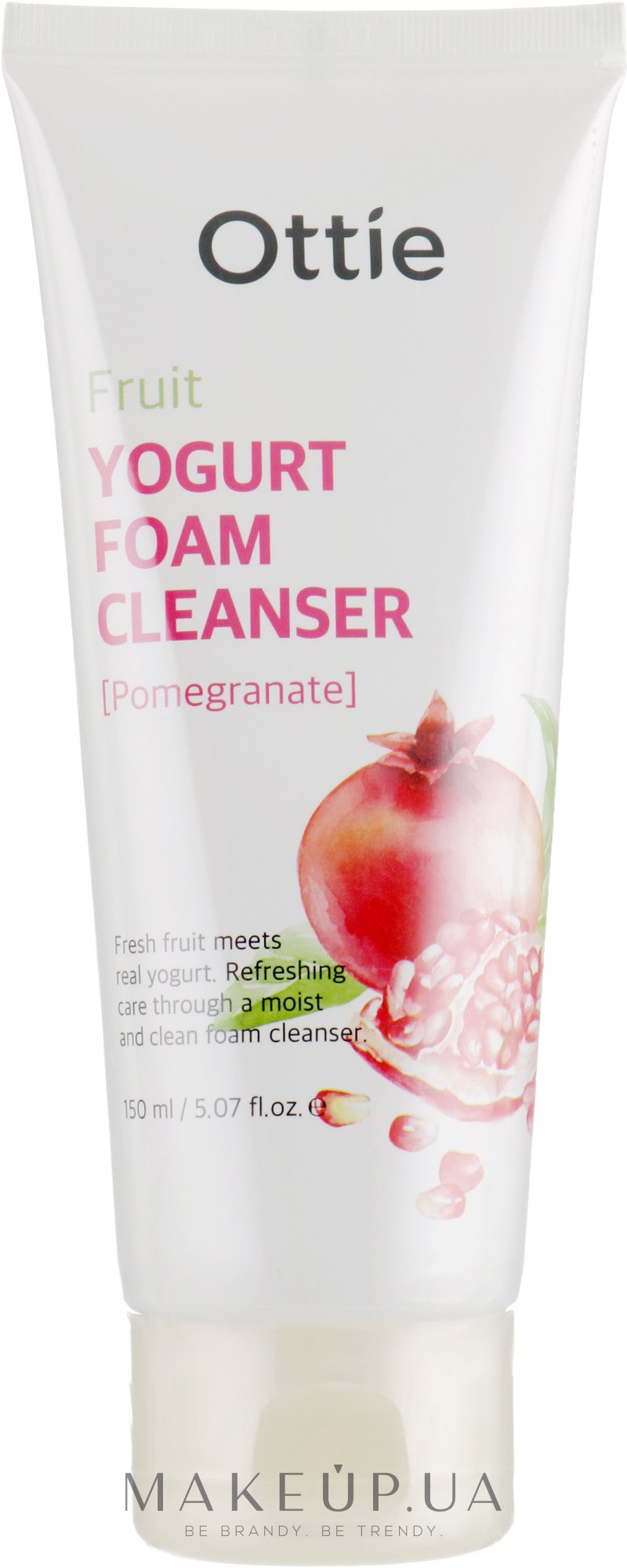 Пенка для лица фруктовая йогуртовая - Ottie Fruits Yogurt Foam Cleanser Pomegranate — фото 150ml