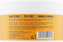 Скраб для рук - NUB Spa Care Hand Scrub Mango Papaya — фото N2
