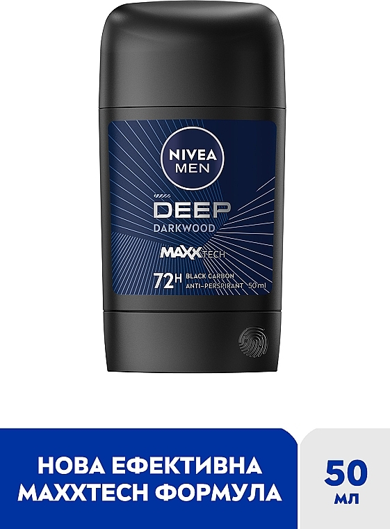 Антиперспирант - NIVEA MEN Deep Darkwood Anti-Perspirant — фото N2