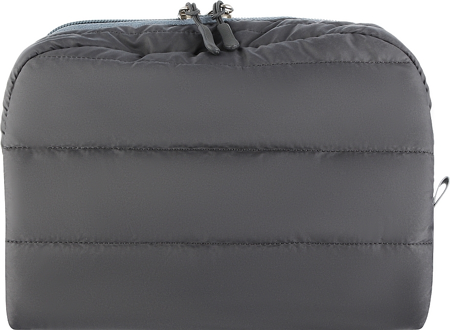 Косметичка стьобана, темно-сіра - Tufi Profi Premium Quilt — фото N1