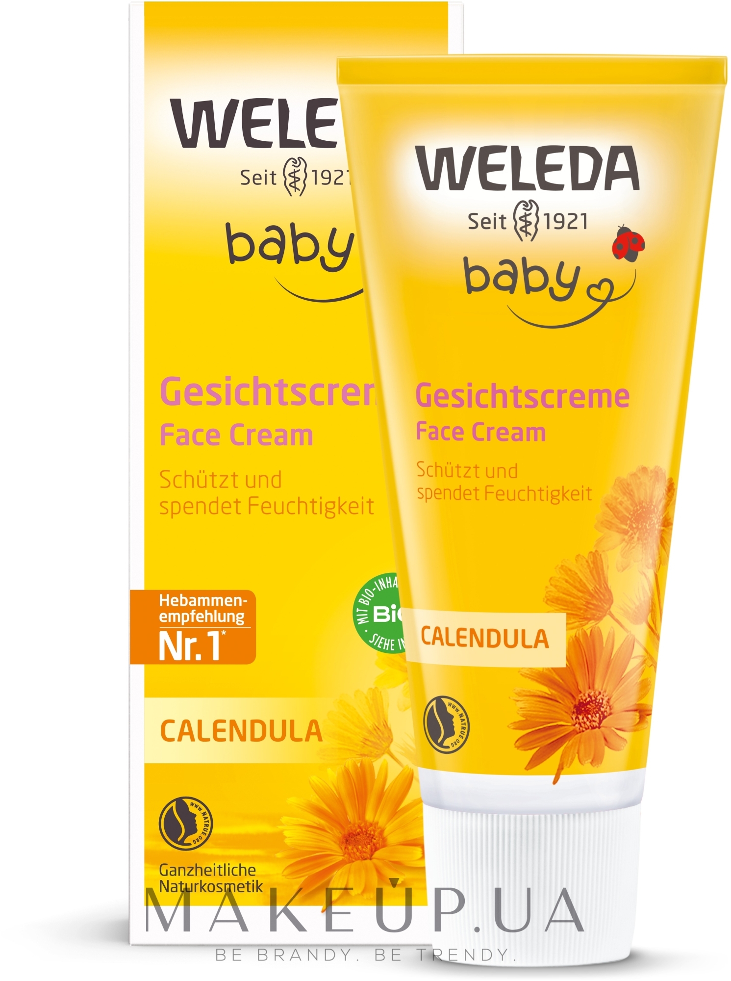 Детский питательный крем для лица «Календула» - Weleda Calendula Gesichtscreme — фото 50ml