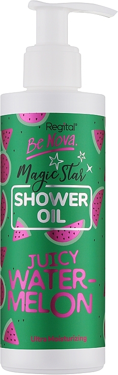Масло для душа "Сочный арбуз" - Regital Shower Oil Juicy Watermellon — фото N1