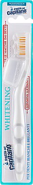 Зубная щетка "Отбеливающая", средняя, серая - Pasta del Capitano Toothbrush Tech Whitening Medium — фото N1