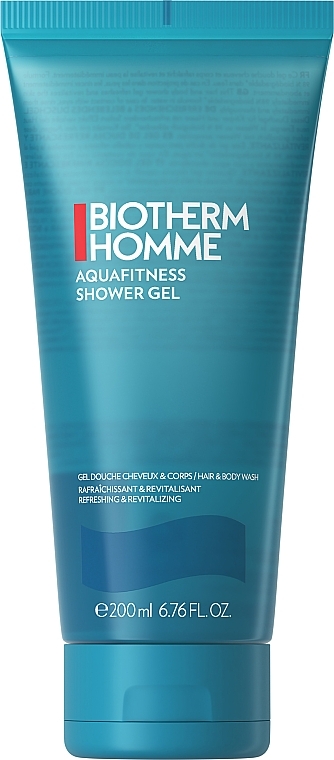 Гель-шампунь для тіла і волосся - Biotherm Homme Aquafitness Shower Gel Body & Hair — фото N1