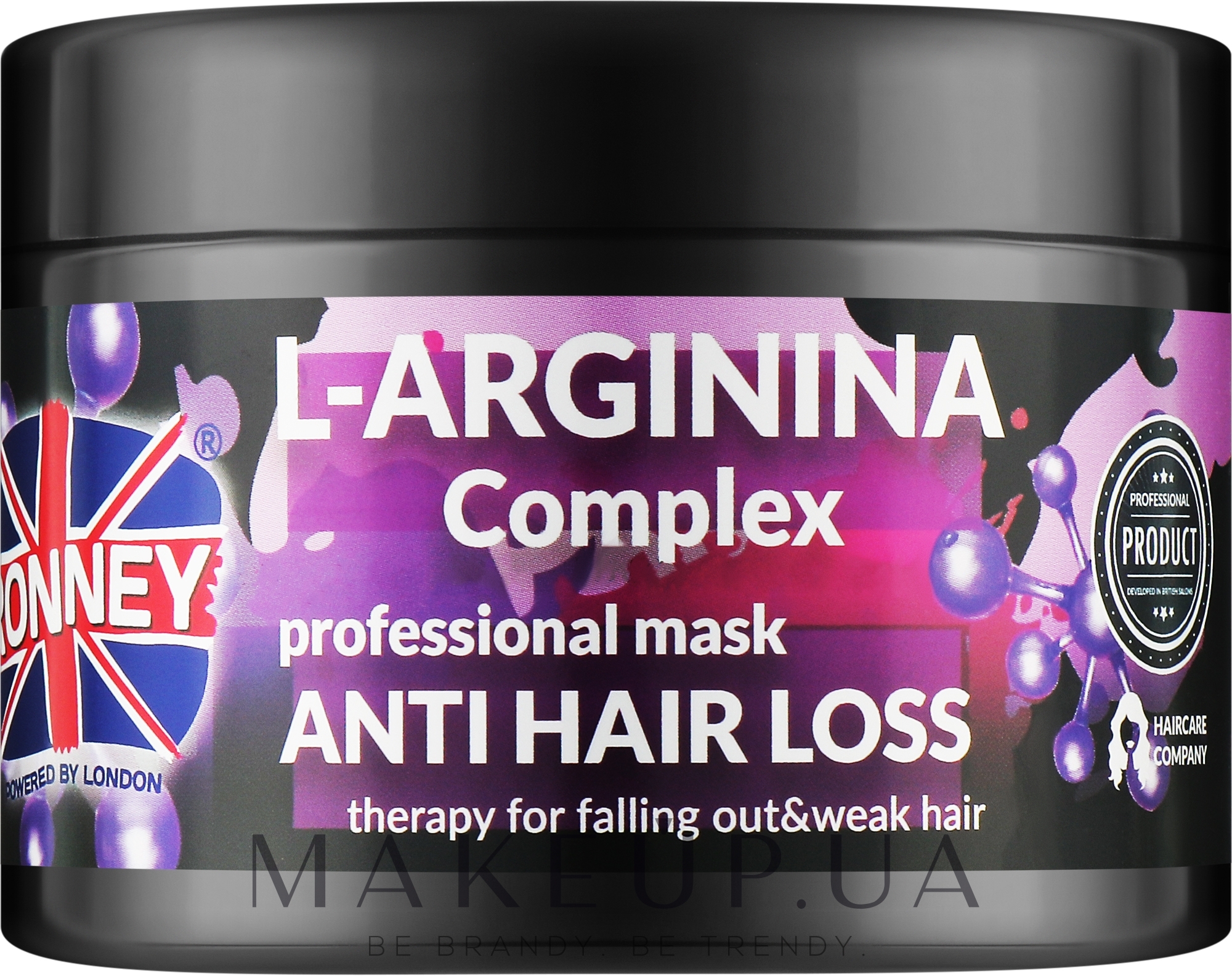 Маска для волосся - Ronney L-Arginina Complex Anti Hair Loss Therapy Mask — фото 300ml