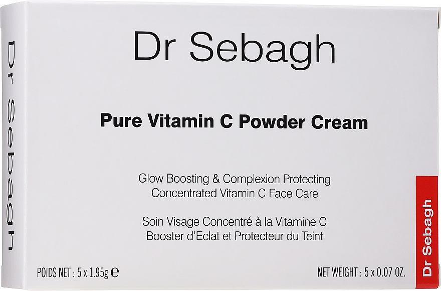 Базовый уход с чистым стабилизированным витамином С - Dr Sebagh Pure Vitamin C Powder Cream — фото N3