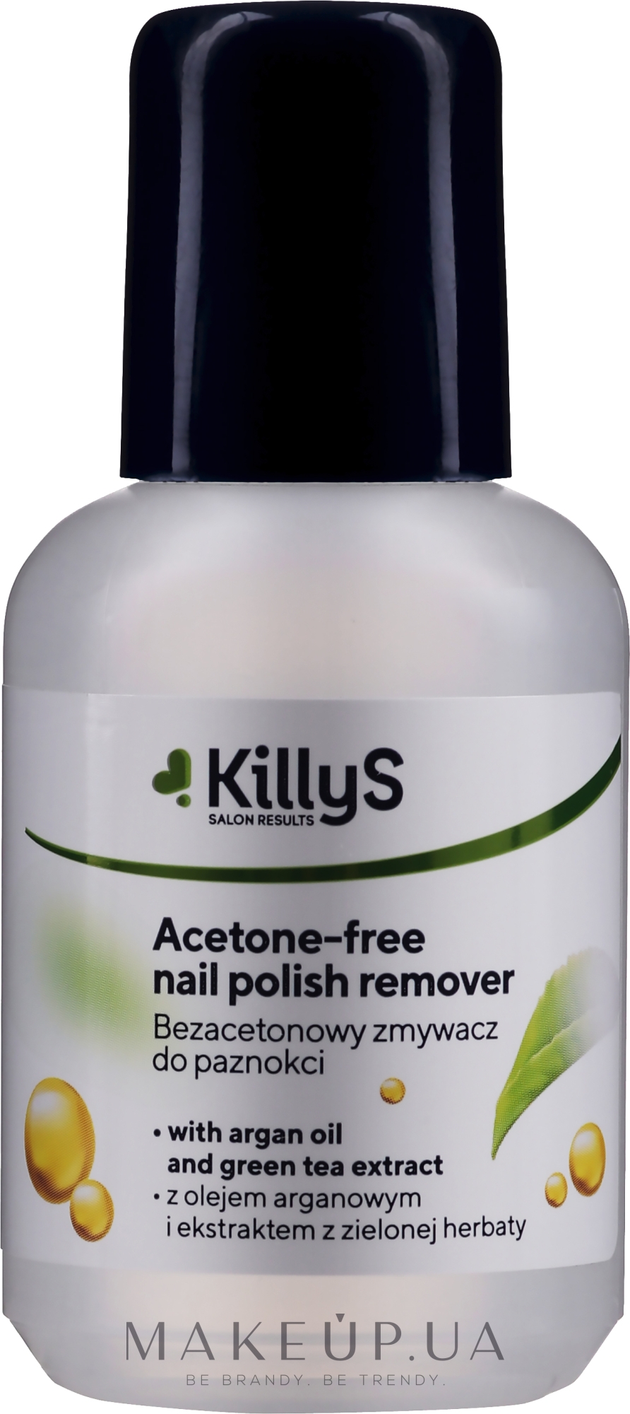 Засіб для зняття лаку з аргановою олією - KillyS Nail Polish Remover — фото 50ml