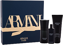 Парфумерія, косметика Giorgio Armani Code - Набір (edt/50ml + edt/15ml + sh/gel/75ml)