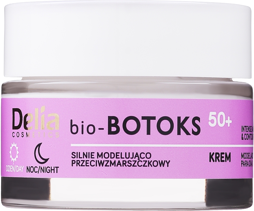 УЦІНКА Інтенсивний моделювальний крем проти зморщок - Delia bio-BOTOKS Intense Anti-Wrinkle And Contour Modelling Cream 50+ * — фото N1