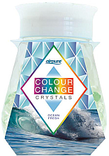 Освежитель гелевый с кристаллами "Свежесть океана" - Airpure Colour Change Crystals Ocean Fresh — фото N1