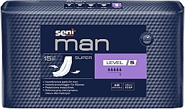 Духи, Парфюмерия, косметика Урологические прокладки для мужчин Seni Man Super Level 5, 15 шт - Seni