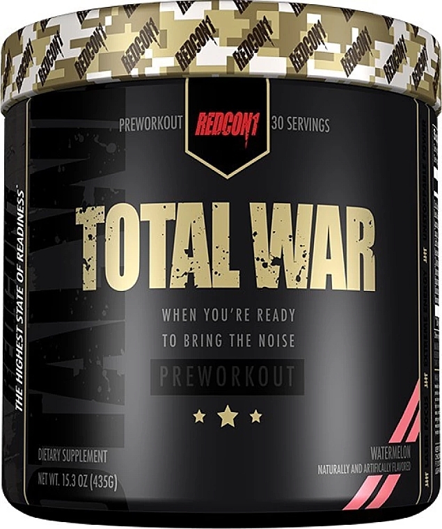 Предтренировочный комплекс - RedCon1 Total War Preworkout Watermelon — фото N1