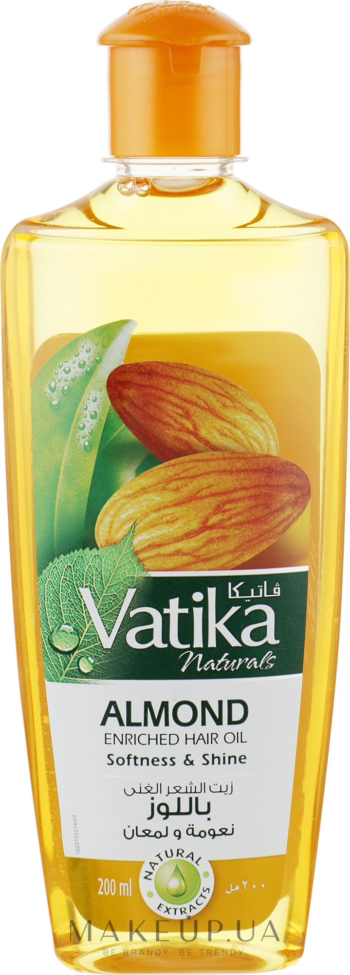 Масло для волосся з мигдалем - Dabur Vatika Almond Hair Oil — фото 200ml