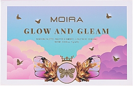 Палетка тіней для повік - Moira Glow And Gleam Shadow Palette — фото N2