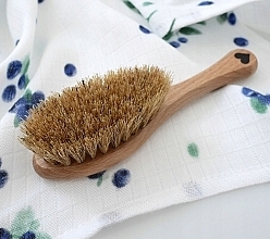 Набір - LullaLove Blueberry (hair brush + muslin washcloth) — фото N3