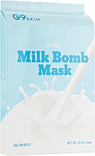 Духи, Парфюмерия, косметика Тканевая маска "Молоко" - G9Skin Milk Bomb Mask Pure