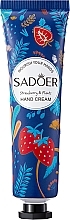 Крем для рук з рослинним екстрактом і полуницею - Sadoer Nourish Your Hands Strawberry & Plants Hand Cream — фото N1