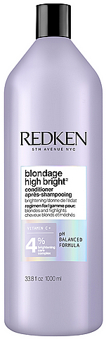 Пом’якшувальний кондиціонер для світлого волосся, який надає блиск - Redken Blondage High Bright Conditioner — фото N1