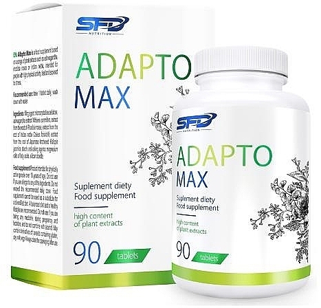 Харчова добавка "Комплекс від стресу" - SFD Nutrition Adapto Max — фото N1