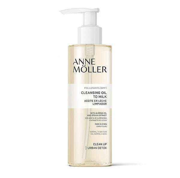 Масло для снятия макияжа - Anne Moller Clean Up Cleansing Oil To Milk — фото N1