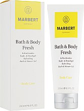 Гель для душа с освежающим ароматом цитрусовых - Marbert Bath & Body Fresh Refreshing Shower Gel  — фото N1