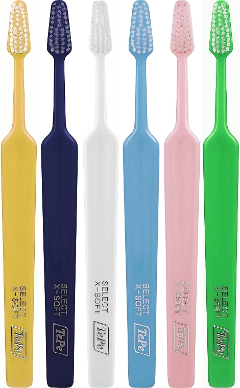 Набір зубних щіток, 6 шт., варіант 15 - TePe Select X-Soft — фото N1