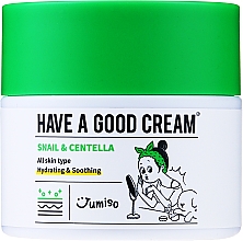 Парфумерія, косметика Крем для обличчя відновлювальний - HelloSkin Jumiso Have A Good Cream Snail & Centella