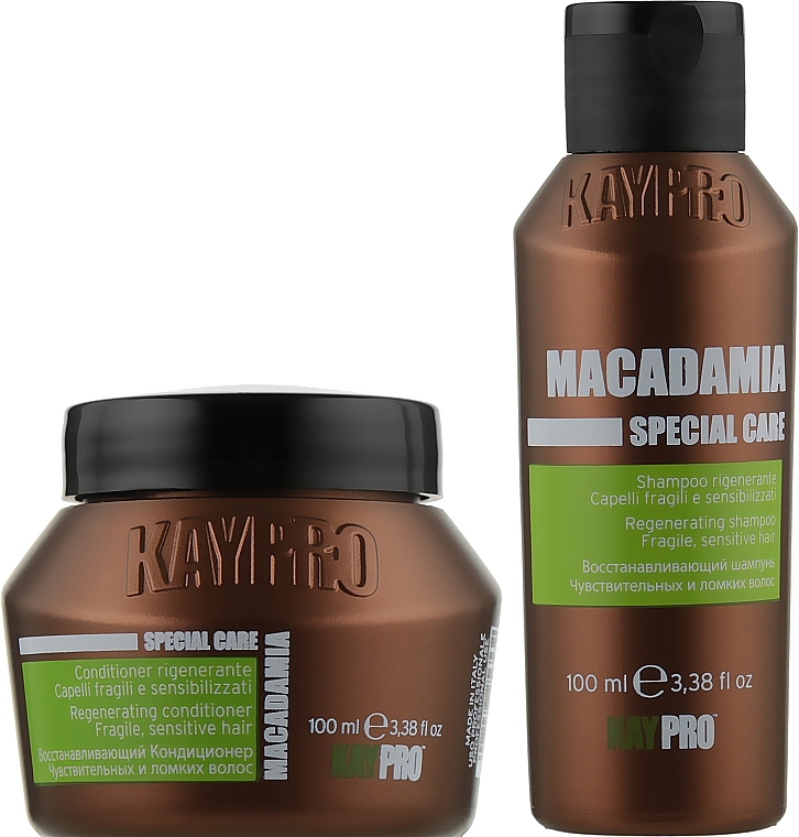 УЦЕНКА Набор - KayPro Special Care Macadamia (shmp/100ml + h/cond/100ml) * — фото N2