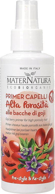 Праймер для волосся - MaterNatura Hair Primer With Goji Berries — фото N1