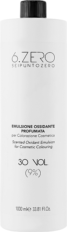 Окиснювальна емульсія - Seipuntozero Scented Oxidant Emulsion 30 Volumes 9% — фото N3