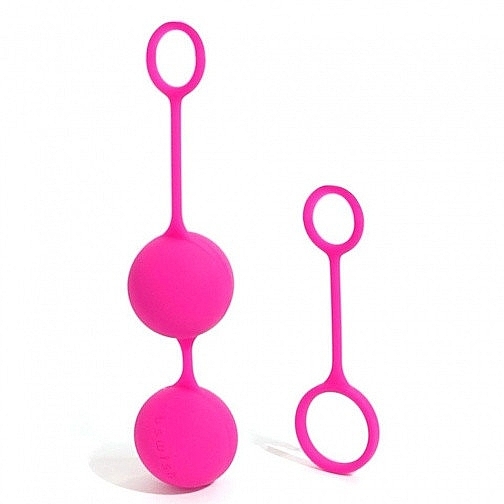 Вагінальні кульки, рожеві - B Swish Bfit Basic Kegal Balls Magenta — фото N1
