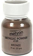 Металлическая пудра-порошок - Mehron Metallic Powder Bronze — фото N1