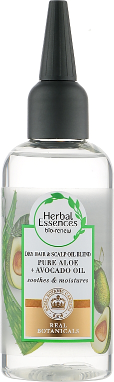 Олія для волосся - Herbal Essences Pure Aloe + Avocado Oil Dry Hair & Scalp Oil Blend — фото N1
