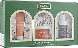 Духи, Парфюмерия, косметика Набор - Elemis Superfood Nourishing Skin Health Trio (cr/20ml +cl/butter/90ml + mist/30ml)