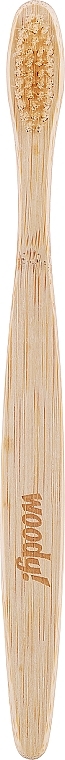 Бамбукова зубна щітка "Класік", середня - WoodyBamboo Bamboo Toothbrush Classic — фото N1