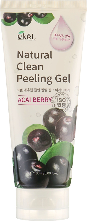 Пілінг-гель для обличчя "Ягоди асаї" - Ekel Acai Berry Natural Clean Peeling Gel — фото N5