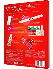 Delia Beauty Nail Set Color Red - Набір, 8 продуктів — фото N3