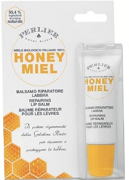 Восстанавливающий бальзам для губ - Perlier Honey Miel Honey Repairing Lip Balm — фото N2