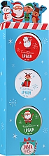 Духи, Парфюмерия, косметика Набор для ухода за губами - Accentra Santa & Co Frosted Berries Lip Care (l/balm/3x10g)